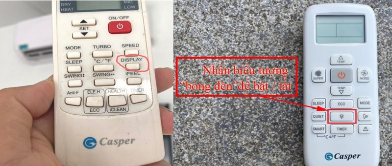 Thao tác điều khiển sai cách