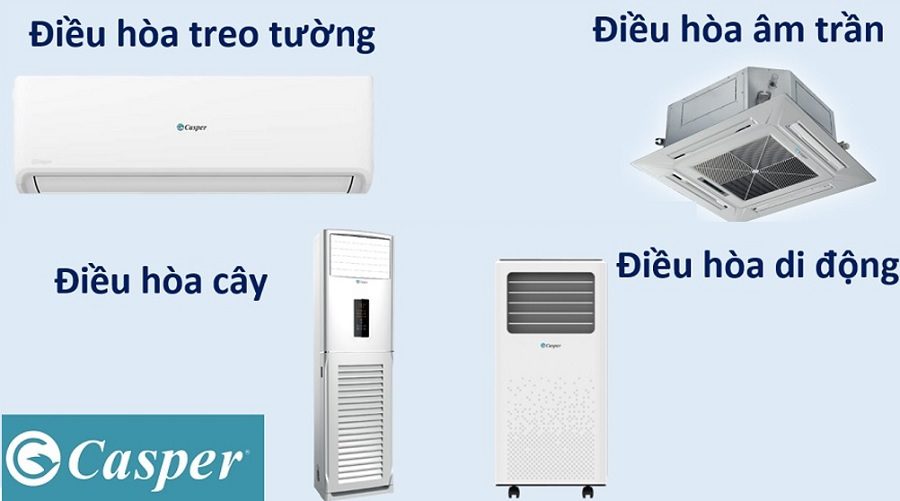 các mẫu mã điều hòa Casper
