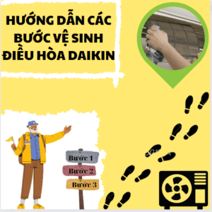 Cách vệ sinh bảo dưỡng điều hòa Daikin [Hướng dẫn tháo lắp]