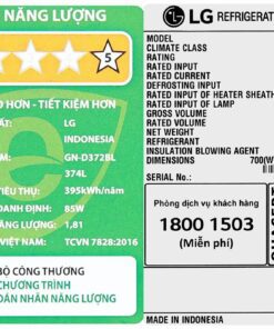 Lg Inverter 374 Lit Gn D372bl 15 1