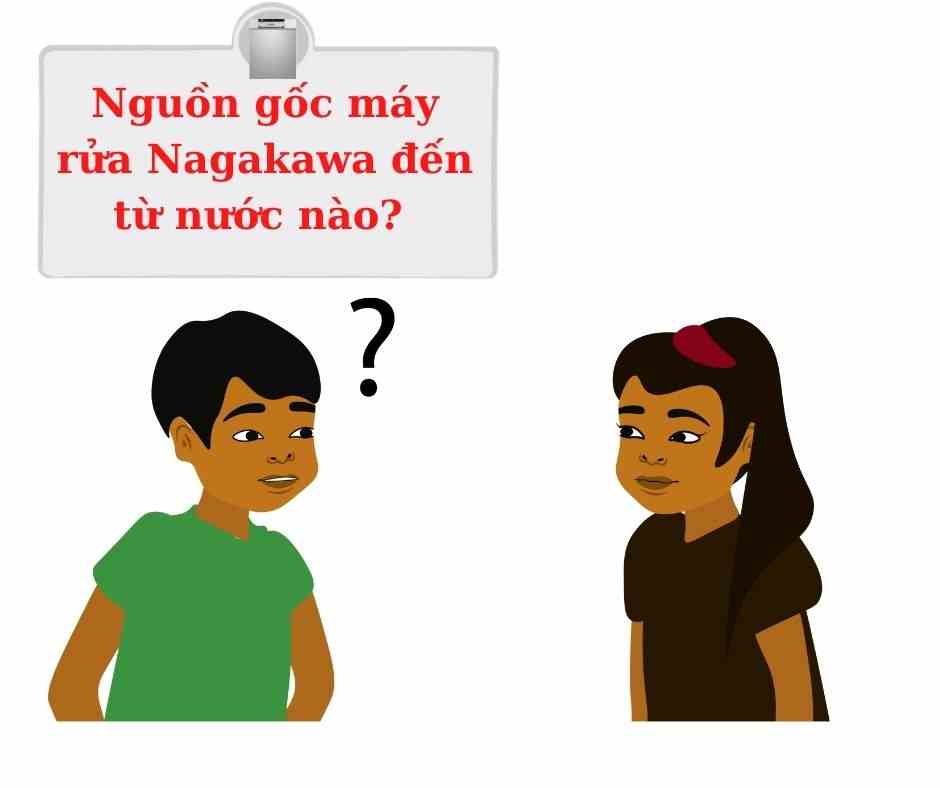 1. Máy rửa bát Nagakawa đến từ nước nào?