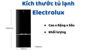 Kich Thuoc Tu Lanh Electrolux