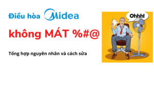 Điều hòa Midea không mát