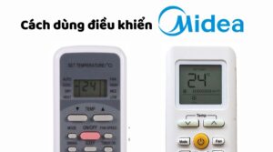 Cách dùng điều khiển điều hoà Midea