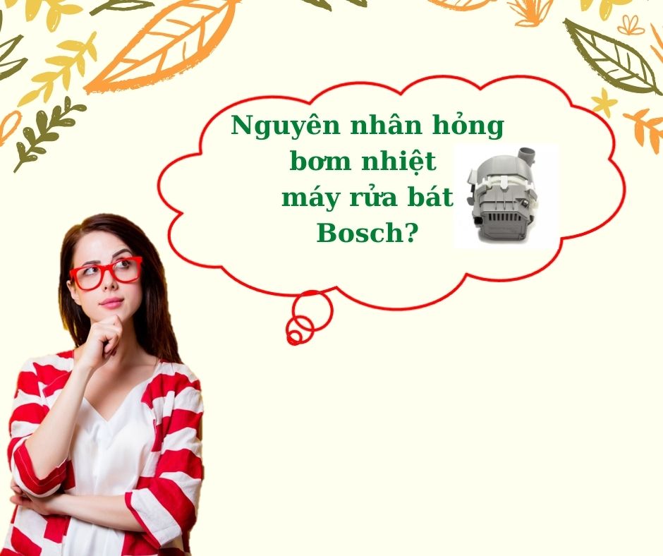 bơm nhiệt máy rửa bát Bosch
