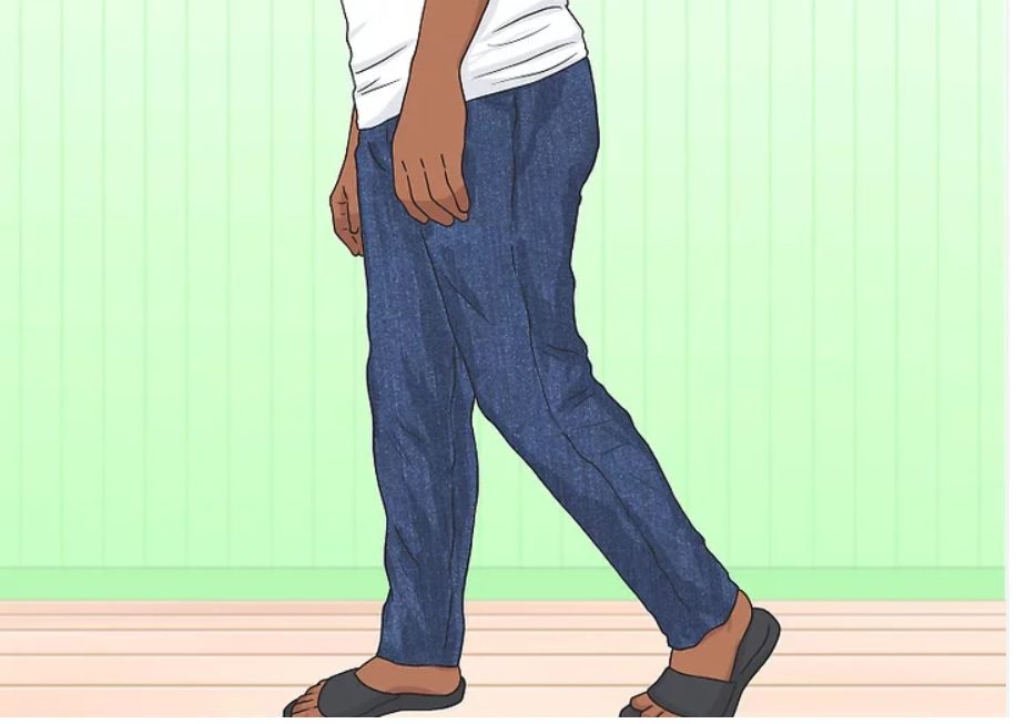 Mặc quần jean ướt đi loanh quanh cho đến khi chúng khô