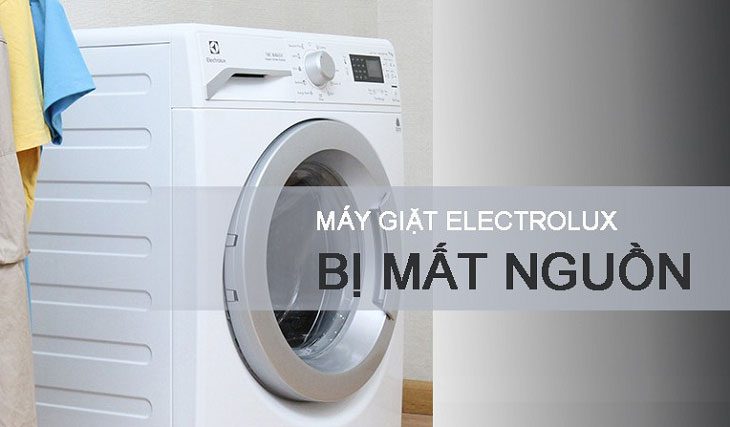 Máy sấy Electrolux không vào điện, mất nguồn