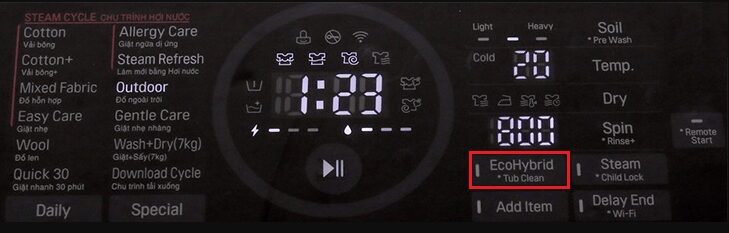 Máy giặt sấy LG ứng dụng công nghệ EcoHybrid Máy giặt sấy LG ứng dụng công nghệ EcoHybrid
