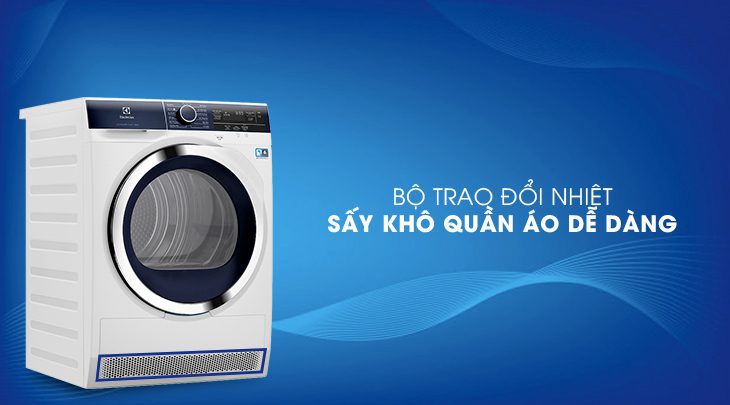 Đánh giá máy sấy bơm nhiệt Heatpump hoàn hảo nhất của Electrolux