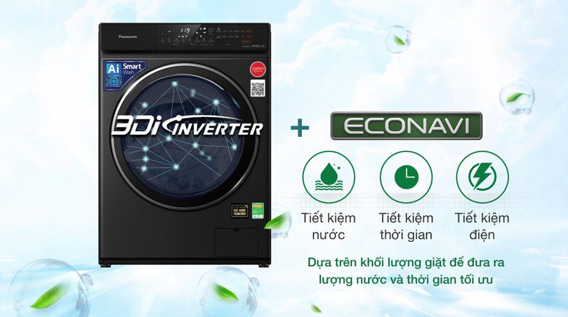 Máy giặt sấy Panasonic NA-S96FR1BVT 9 kg Inverter