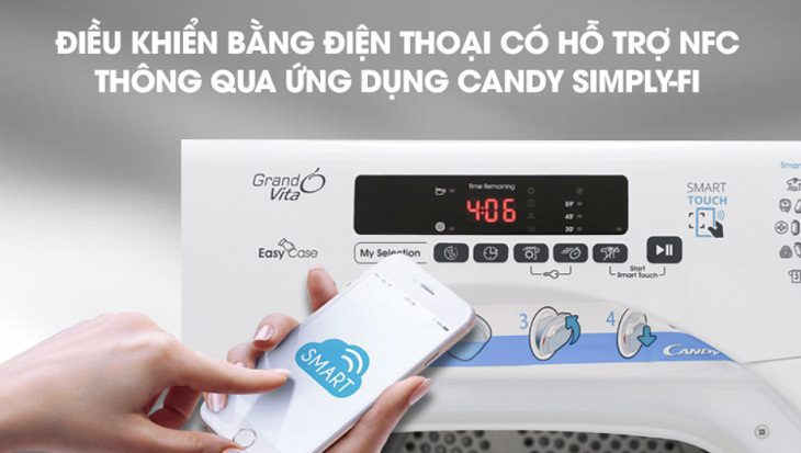 Dễ dàng điều khiển máy thông qua Smartphone có hỗ trợ NFC Dễ dàng điều khiển máy thông qua Smartphone có hỗ trợ NFC