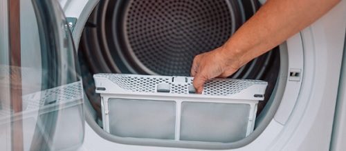 Kéo lưới lọc để vệ sinh