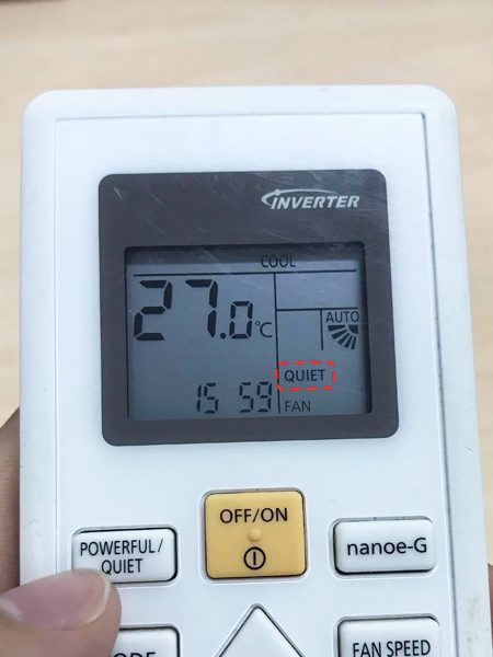 Chế độ yên tĩnh/Quiet