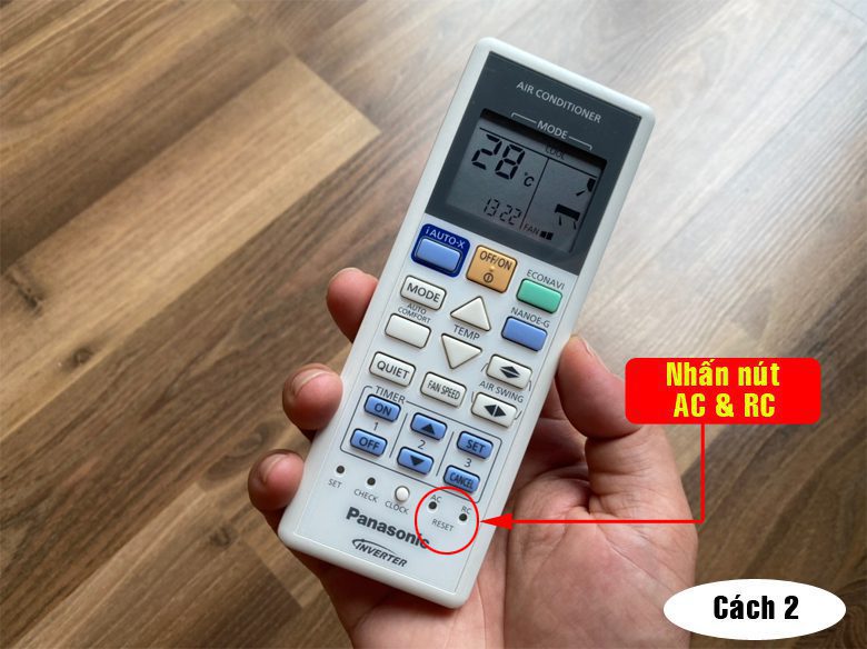 chuyển độ f sang độ c điều hòa Panasonic