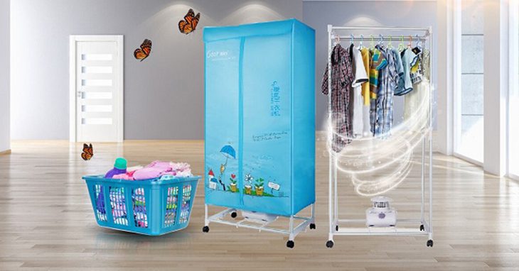 Nên chọn tủ sấy hay máy sấy quần áo vào mùa mưa ẩm?