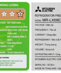 Tu Lanh Mitsubishi Electric Mr Lx68em Gbk V 5