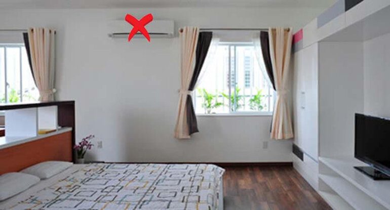 Vị trí lắp điều hòa trong phòng ngủ tốt cho sức khỏe nhất mà bạn nên biết | websosanh.vn