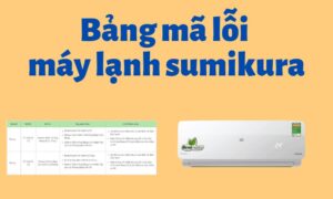 Mã lỗi máy lạnh sumikura