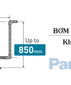 điều hoà âm trần panasonic trang bị bơm nước ngưng