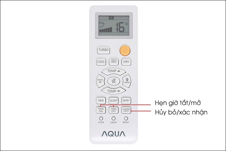 Cách sử dụng điều khiển điều hòa Aqua