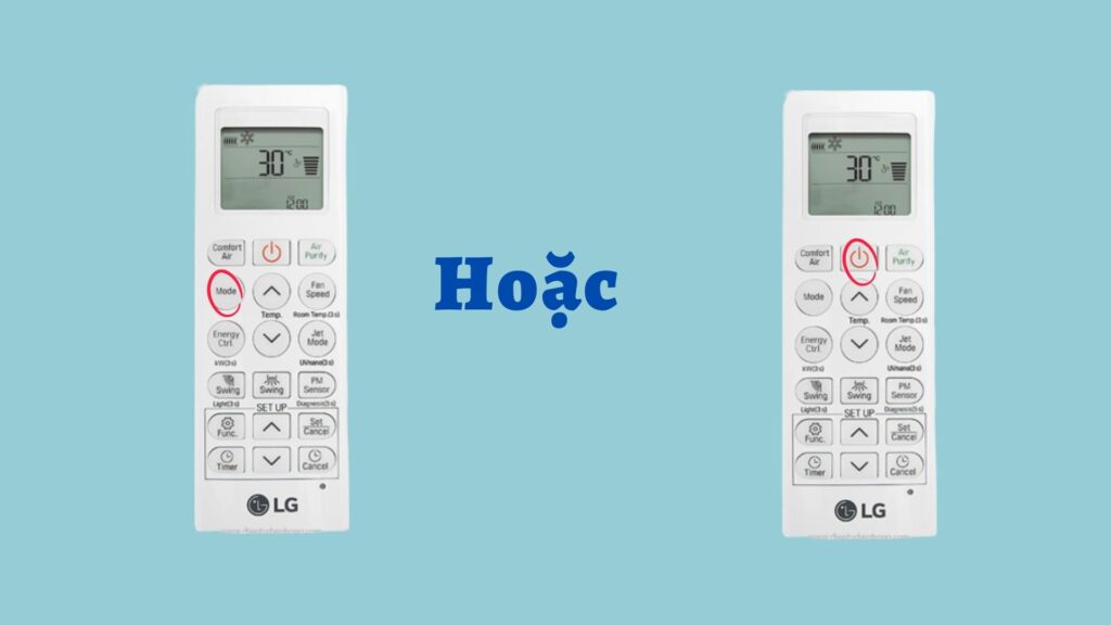 Cách tắt chế độ sưởi ấm trên điều hòa LG
