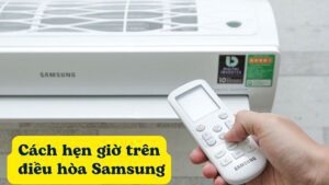 cách hẹn giờ điều hòa samsung