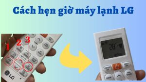 Cách hẹn giờ điều hòa LG