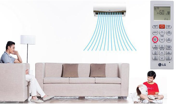 Bước 2: Nhấn nút ENERGY CTRL/WATT OPTION 1 lần nữa công suất hoạt động là 60%, tiết kiệm điện 40%. Bạn có thể bật chế độ này để tiết kiệm điện khi trong phòng có khoảng 2 người. Bước 2: Nhấn nút ENERGY CTRL/WATT OPTION 1 lần nữa công suất hoạt động là 60%, tiết kiệm điện 40%. Bạn có thể bật chế độ này để tiết kiệm điện khi trong phòng có khoảng 2 người.