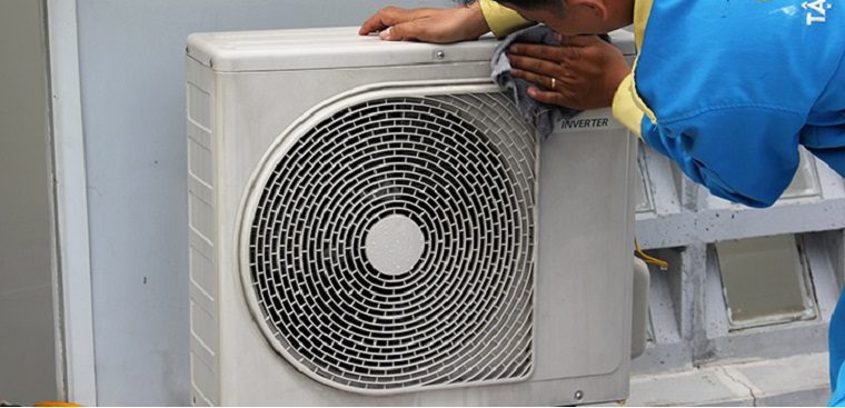 Dàn nóng điều hòa LG kêu to