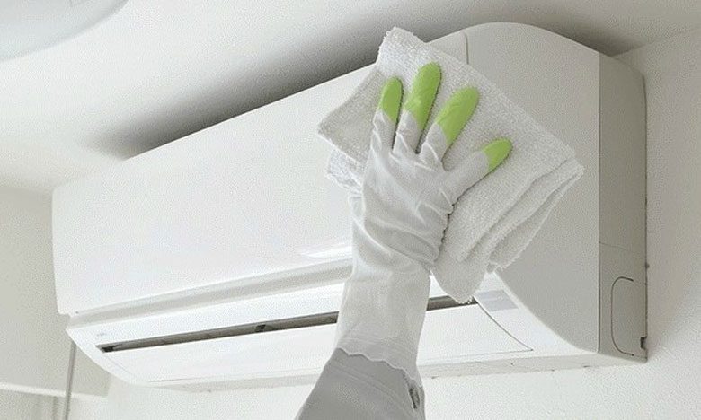 Cách vệ sinh máy lạnh LG với mặt nạ dàn lạnh