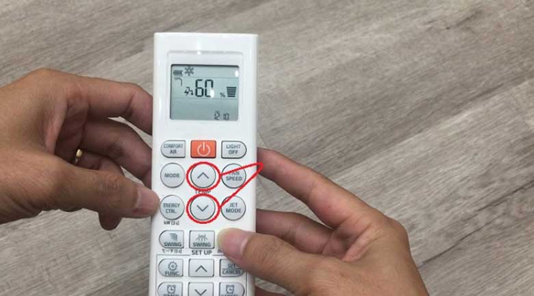 Điều khiển điều hòa LG bị lỗi
