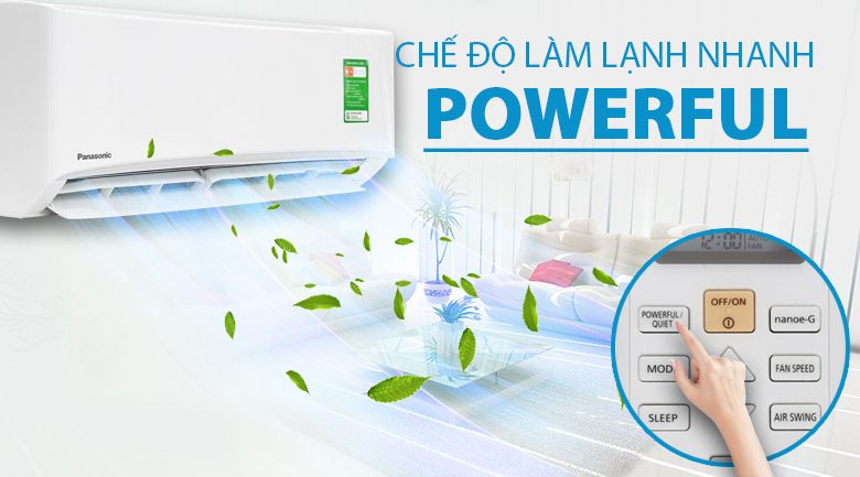 Tính năng làm lạnh nhanh trên điều hòa panasonic hiệu quả nhất