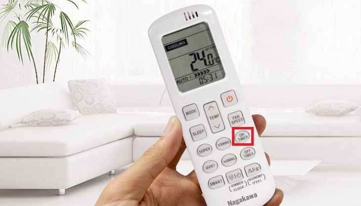 Hướng dẫn cài đặt hẹn giờ bật điều hòa