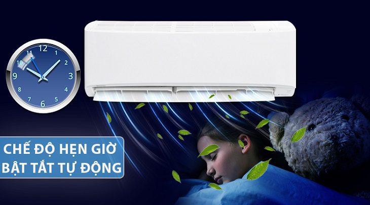 Chức năng hẹn giờ bật tắt tự động Cách hẹn giờ điều hòa LG