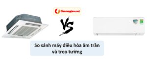 So sánh điều hòa âm trần và treo tường | Nên lắp/dùng loại nào?