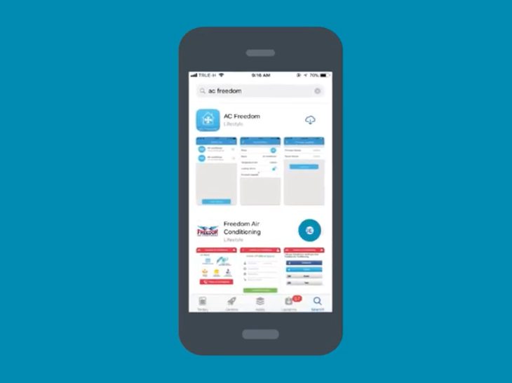 Tải app AC Freedom về điện thoại