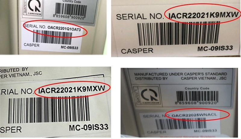 Tra cứu thông tin bảo hành Casper qua tổng đài