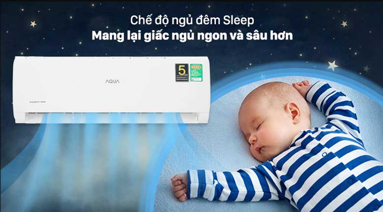 chế độ tiết kiệm điện điều hòa, máy lạnh Aqua