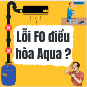 lỗi F0 điều hòa Aqua