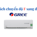 Cách chuyển độ F sang độ C điều hòa Gree: Chỉnh trên remote