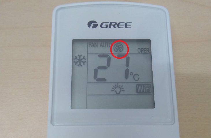 - Sau khi nhấn nút "TURBO", ở chế độ LÀM LẠNH