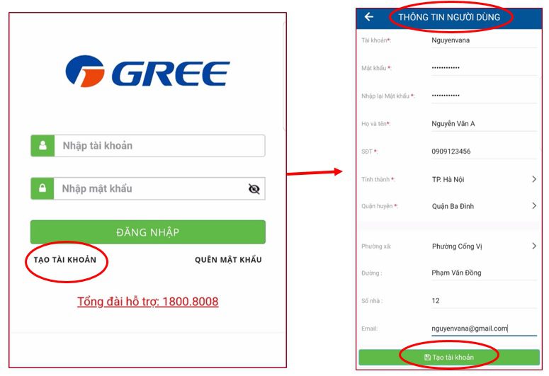 Đăng ký tài khoản