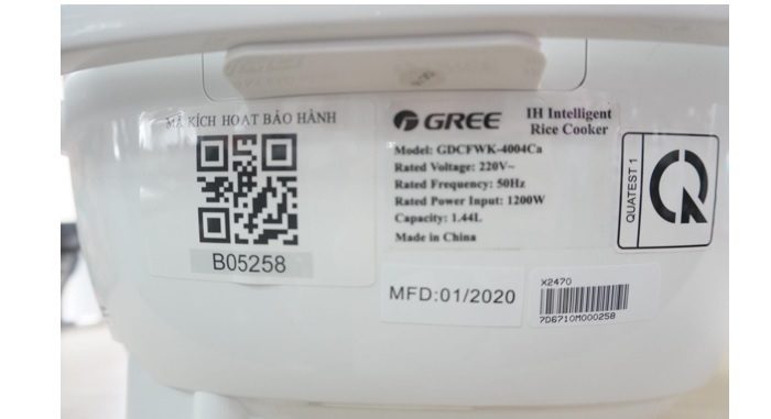 Mã kích hoạt của điều hòa Gree 