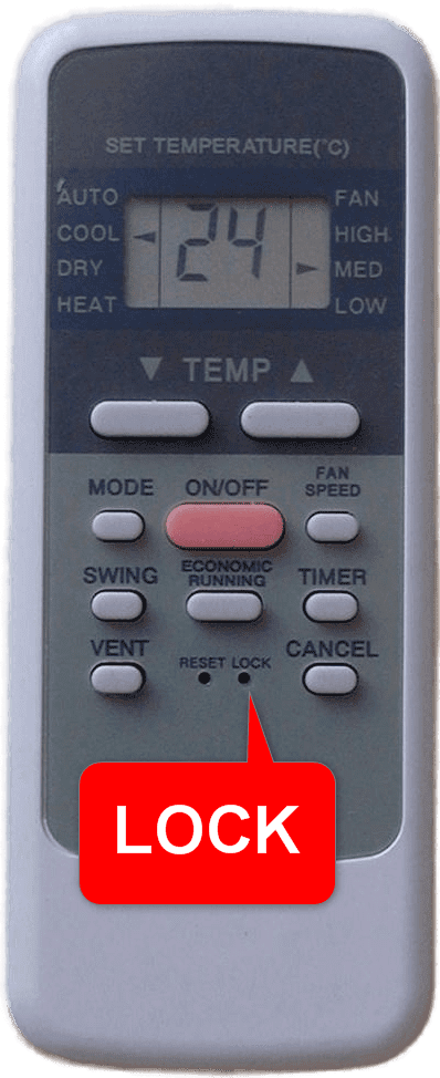 Hướng dẫn cách mở khóa điều khiển điều hòa Midea bị khóa