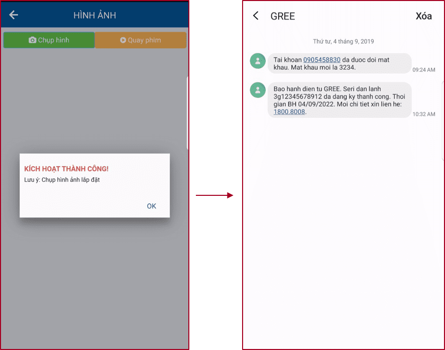 Nhập thông tin khách hàng