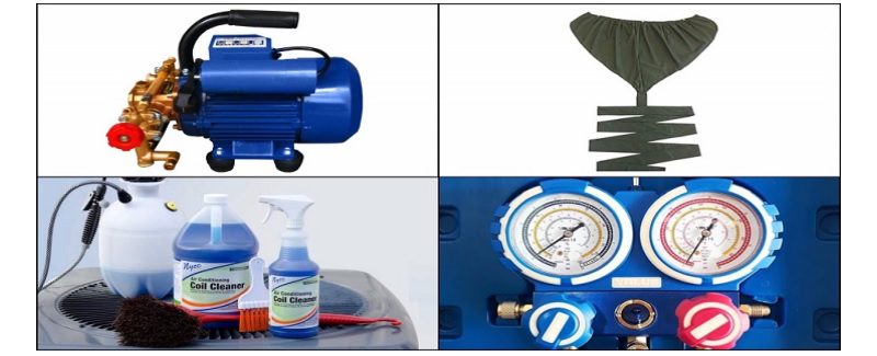 Dụng cụ vệ sinh điều hòa