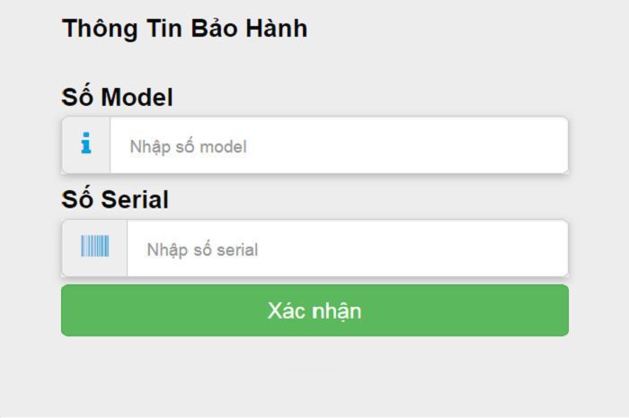 Kiểm Tra Thông Tin Bảo Hành Alaska