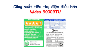 Công suất điều hòa Midea 9000BTU