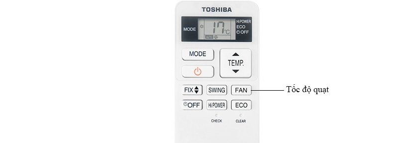 Nút Fan điều chỉnh tốc độ quạt