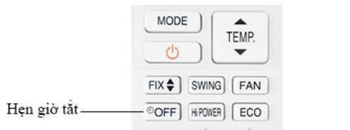 Chế độ hẹn giờ bật/tắt – TIMER